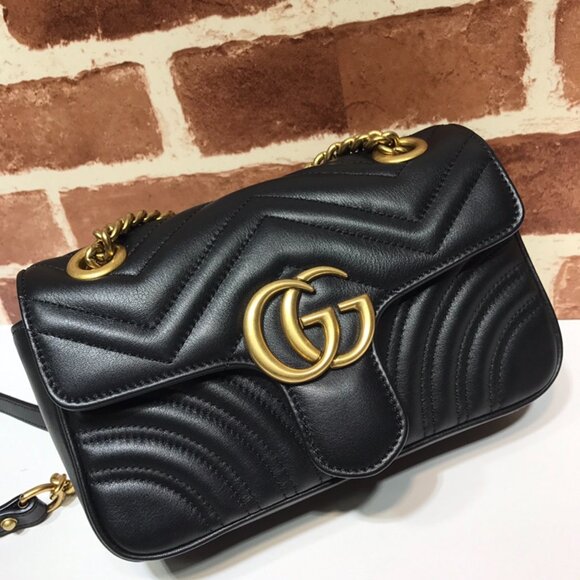 Gucci GG Marmont Mini Shoulder Bag - Picture 1 of 7